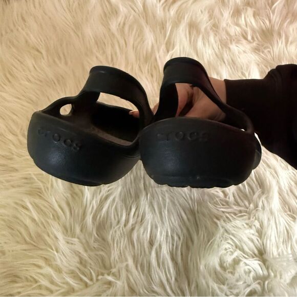 Crocs kadee black ballet flats 11 - Picture 5 of 7